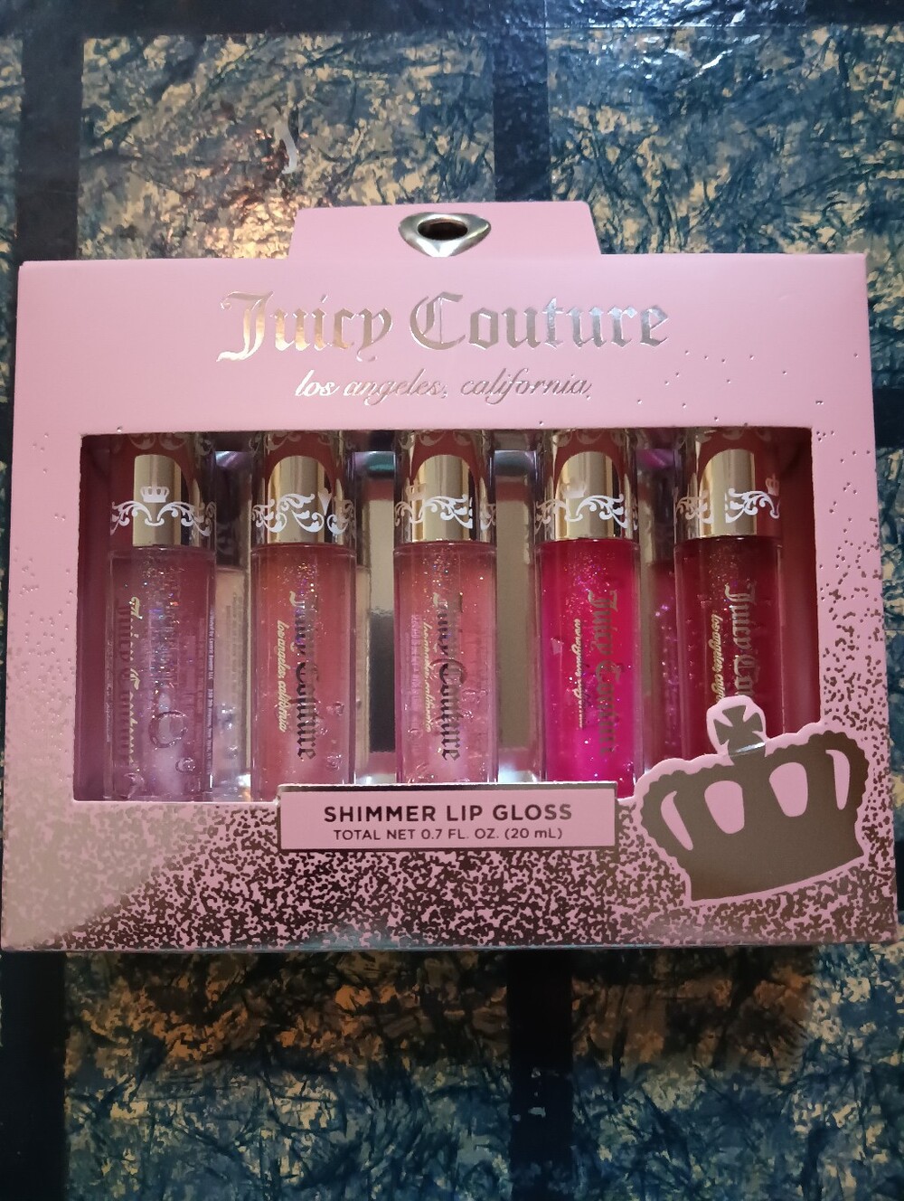 Juicy Couture Shimmer Lip Gloss Set - Pink & Clear Mix